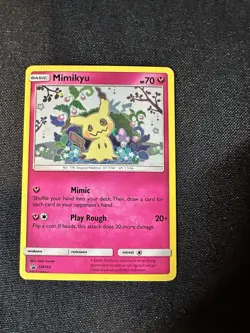 Mimikyu SM163 Holo Black Star Promo Pokemon Card LP Condition - Image 1