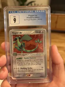 CGC 9 MINT Flygon ex 2007 EX Power Keepers 94/108 Holo Pokemon Card - Image 1