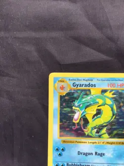 Pokemon Cards: Base Set Shadowless Rare Holo: Gyarados 6/102 - Image 3