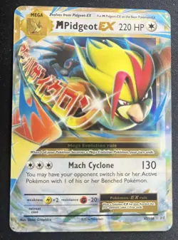 Mega Pidgeot EX 65/108 Ultra Rare Holo - XY Evolutions NM Pokemon TCG card 2016 - Image 1