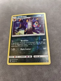 Pokemon TCG Umbreon 120/214 Reverse Holo Rare - Sun & Moon Lost Thunder - LP - Image 3