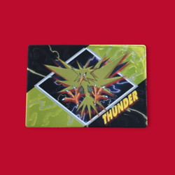 ZAPTOS (THUNDER)--JAPANESE MEIJI EMBOSSED PROMO FOIL POKEMON CARD - Image 1