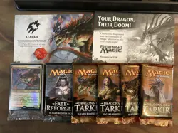 Dragons of Tarkir Battle with ENDURANCE Dromoka prerelease kit Factory Sealed - Image 2