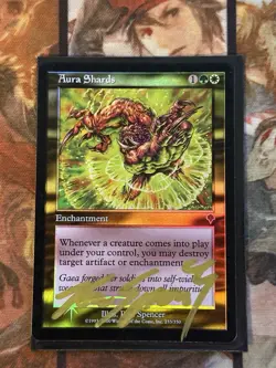MTG Aura Shards/Foil/LP/Invasion/Signed - Image 1