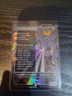 Summon: Bahamut (Borderless Foil) Magic: The Gathering - Final Fantasy - Image 1