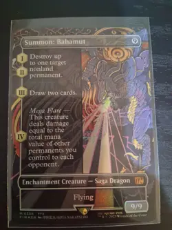 Summon: Bahamut (Borderless Foil) Magic: The Gathering - Final Fantasy - Image 3