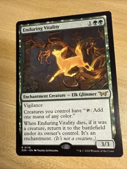 Enduring Vitality Duskmourn: House of Horror Regular - NM #176 MTG DSK - Image 1