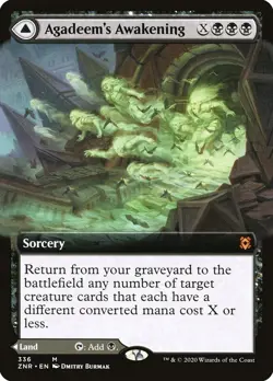 Agadeem's Awakening / Agadeem, The Undercrypt Extended Art (Near Mint) | MTG - Image 1