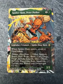Spider-Ham, Peter Porker (Borderless) - Marvel's Spider-Man (0201) - NM - Image 1