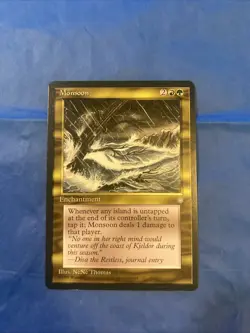 Magic The Gathering MTG Monsoon - Ice Age - EX - Image 1