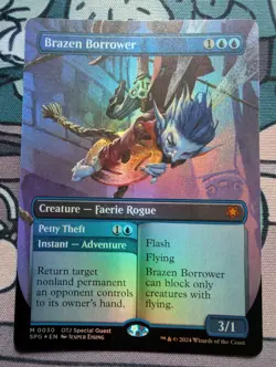 Brazen Borrower (Borderless) Special Guests Foil - NM #30 MTG SPG OTJ - Image 1