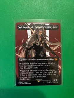 Sephiroth, Fabled SOLDIER (0382) (Borderless) Final Fantasy Regular - Image 1