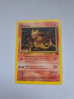 Magmar 39/62 Fossil Set Pokemon Card TCG WOTC non holo - Image 1