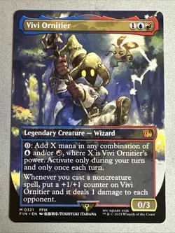 MTG / Vivi Ornitier / FIN / #321 / Regular (Borderless) / Mythic / NM - Image 1