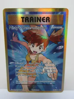 VINTAGE POKEMON CARD XY EVOLUTIONS TRAINER MISTY'S DETERMINATION 108/108 - Image 1