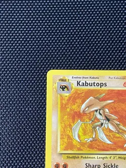 Kabutops 24/62 WotC Fossil Unlimited Regular Rare Pokemon LP - Image 2