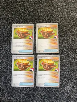 4x Earthen Vessel 163/182 - Pokemon Prize Pack - TCG - Paradox Rift - Playset - Image 1