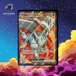 Carte Pokemon Reshiram EX Full Art 158/086 Flamme Blanche Neuve Fr - Image 1