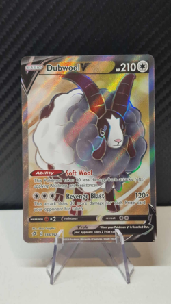 Pokemon TCG Dubwool v Rebel Clash 188/192 Holo Full Art Ultra Rare - Image 1