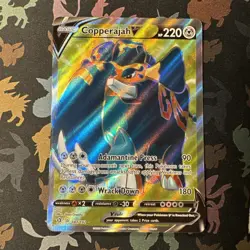 Pokemon TCG Copperajah v Rebel Clash 187/192 Holo Full Art Ultra Rare NM - Image 1
