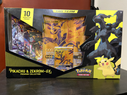 FACTORY SEALED Pokemon TCG: Pikachu & Zekrom-GX Tag Team Premium Collection Box - Image 1