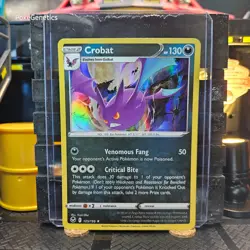 Crobat Silver Tempest Holo Rare Pokemon TCG 105/195 Sword & Shield - Image 1