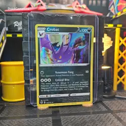Crobat Silver Tempest Holo Rare Pokemon TCG 105/195 Sword & Shield - Image 3
