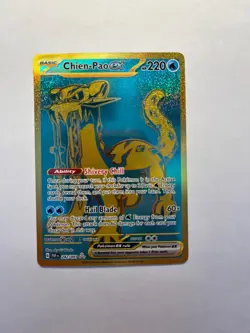 Pokemon TCG: Chien-Pao ex Scarlet & Violet: Paldean Fates 242 MINT/NEAR MINT - Image 1