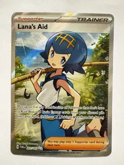 Pokemon TCG Lanas Aid 207/167 Ultra Rare Full Art Trainer Twilight Masquerade NM - Image 1