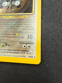 Magneton Holo Unlimited Neo Revelation 10/64 - GERMAN - Pokemon - NM - Image 3