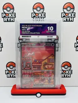 Pokemon Mew EX 053 Black Star Promo 151 ACE 10 GEM MINT - Image 1