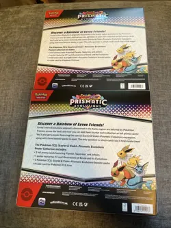 Factory Sealed Pokemon TCG Prismatic Evolutions Poster Collection Box lot of 2 - Image 2