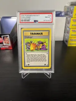 Pokemon 2000 Rocket 1 St Edition Challenge! PSA 8 - Image 1