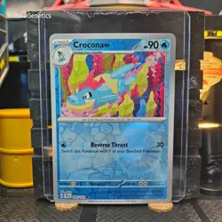 Croconaw Temporal Forces Reverse Holo Pokemon TCG 040/162 Scarlet Violet Common - Image 1