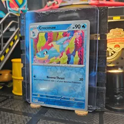 Croconaw Temporal Forces Reverse Holo Pokemon TCG 040/162 Scarlet Violet Common - Image 2