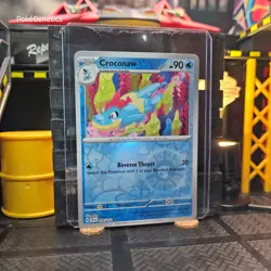 Croconaw Temporal Forces Reverse Holo Pokemon TCG 040/162 Scarlet Violet Common - Image 3