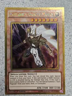 YuGiOh Palladium Oracle Mahad MVP1‑ENG53 Gold Rare 1st Ed 2017 VLP - DSoD - Image 1