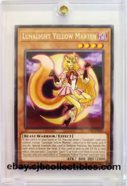 Yu-Gi-Oh! LUNALIGHT YELLOW MARTEN LED4-EN047 1st Edition Rare LD: Sisters otR 🍒 - Image 1