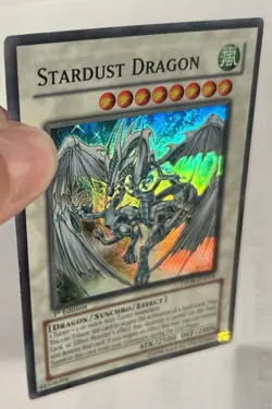 Stardust Dragon DP08-EN014 - Yusei - 1st Edition YuGiOh LP - Image 1