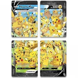 Pikachu V Union Full Set SWSH139 SWSH140 SWSH141 SWSH142 Promo Pokemon Cards TCG - Image 1