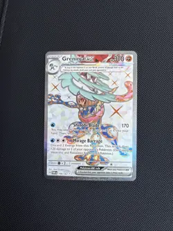 Pokemon TCG Greninja EX Holo Ultra Rare Card Twilight Masquerade 198/167 - Image 1