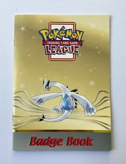 Pokemon Trading Card game League Badge Book - Wizards Of The Coast - Unused - Image 1