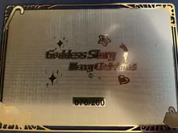 WES - Goddess Story Gold METAL Card - Serial Number #076/200! Anime Rem and Ram - Image 4