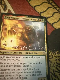 Mtg Magic Baldur’s Gate Raggadragga Missing Ink Misprint Error Card - Image 3
