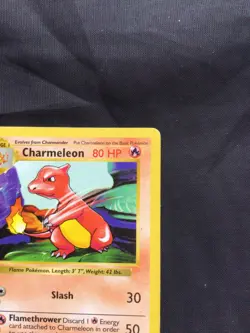 Pokemon Cards: Base Set 1st Edition Uncommon: Charmeleon 24/102 - Image 3