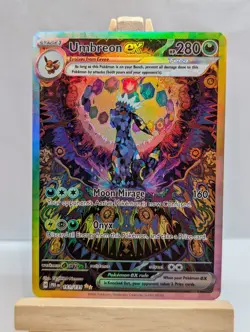 Custom Fan Art Umbreon EX Tera High Quality Custom Card Foil Finish Full Art - Image 1
