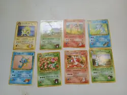 Vintage Pokemon Lot - Gym Heroes, Japanese Trainer-8 Cards - Image 1