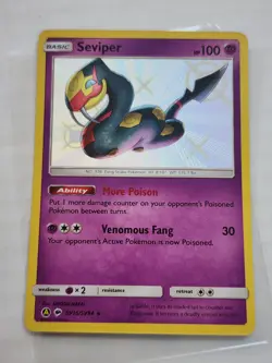 Seviper SHINY SV15/SV94 Hidden Fates NM Holo Foil Rare Pokemon Card - Image 1