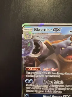 Blastoise GX 35/214 Sm-Unbroken Bonds Holo Card Near Mint Condition - Image 4