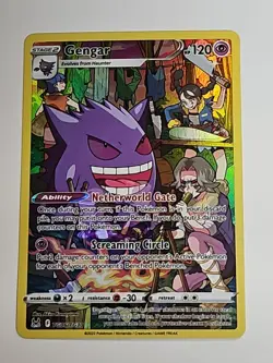 Pokemon Gengar TCG Lost Origin Trainer Gallery Holo Ultra Rare Card TG06/TG30 NM - Image 1